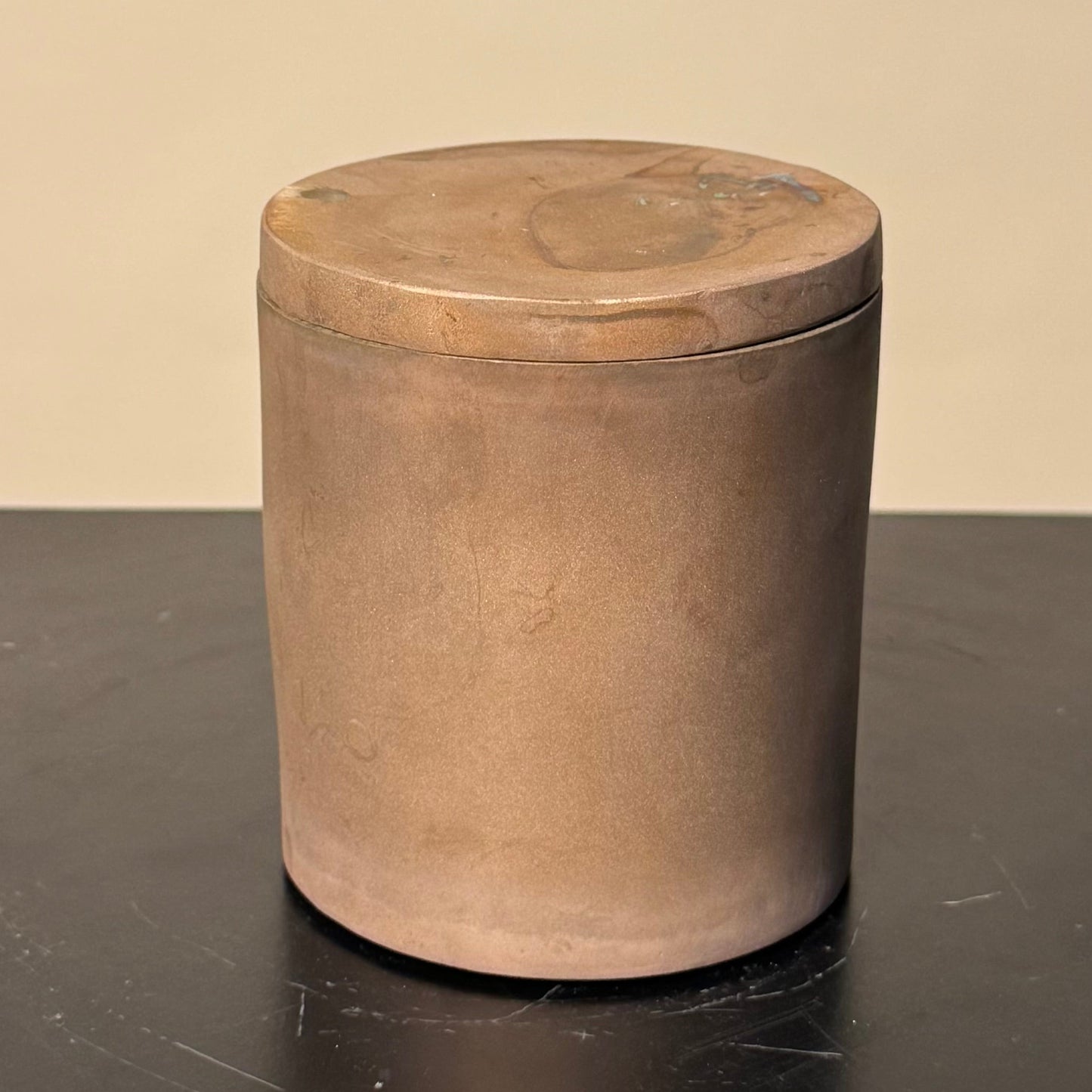 Solid Bronze Gardenia Candle 006