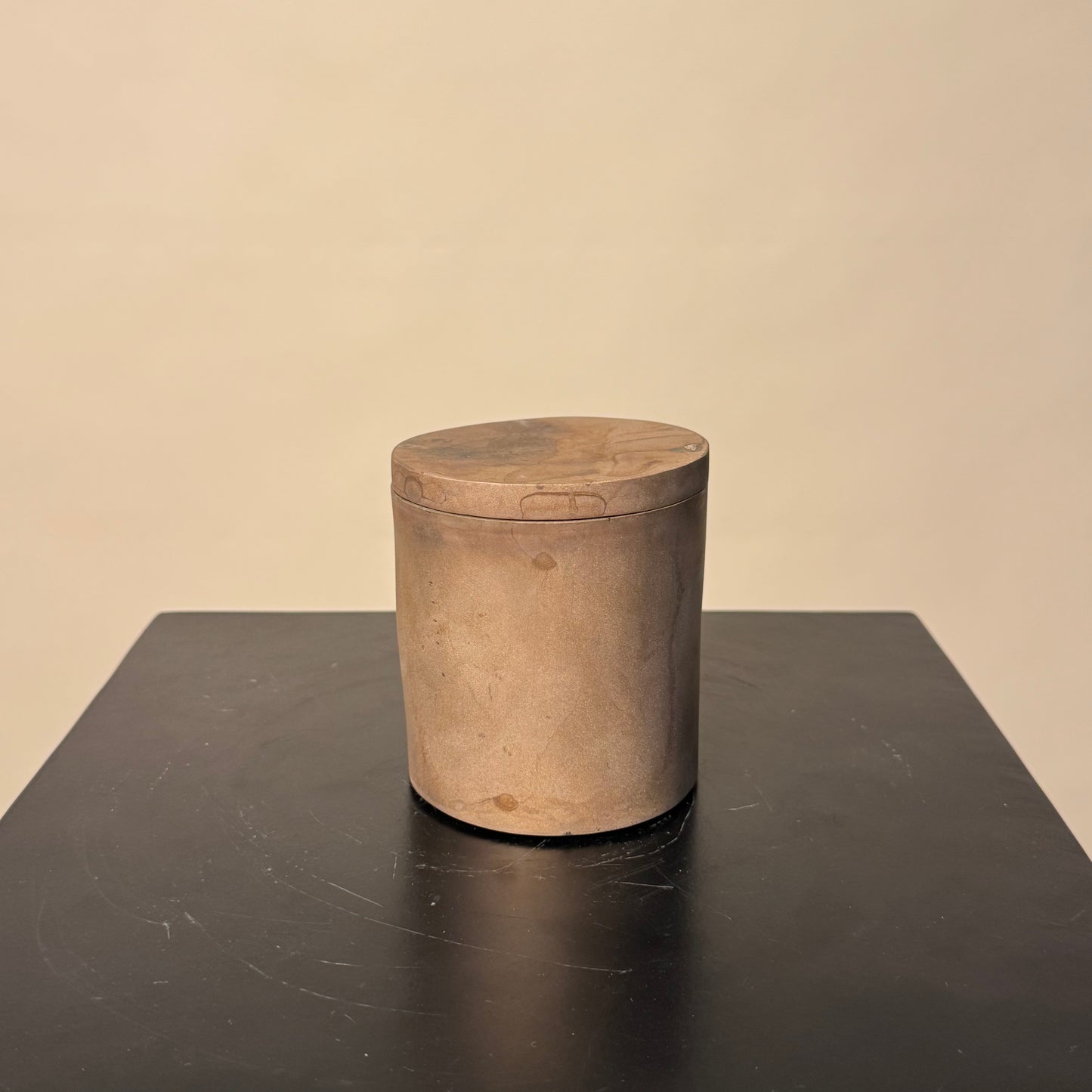 Solid Bronze Gardenia Candle 007