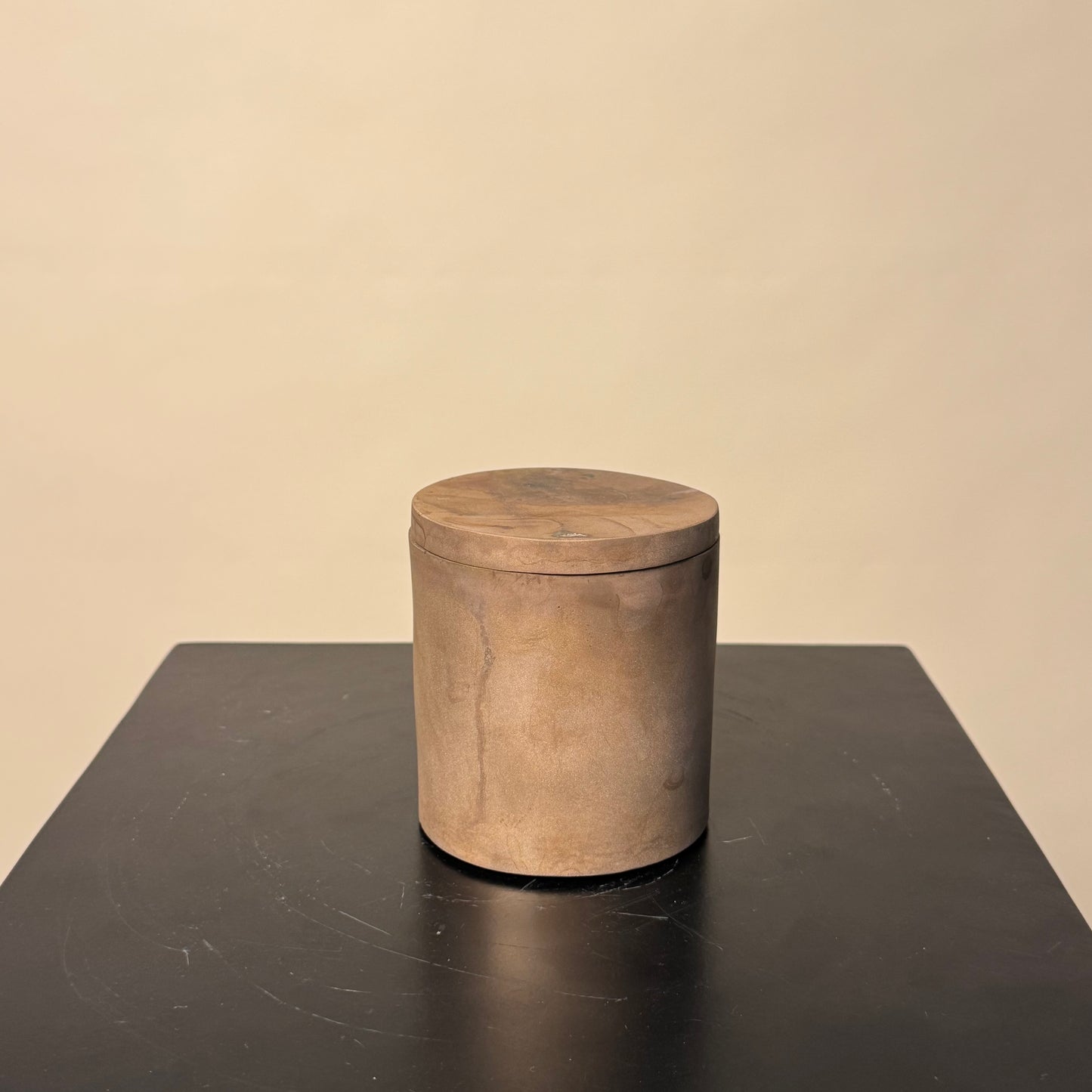 Solid Bronze Gardenia Candle 007