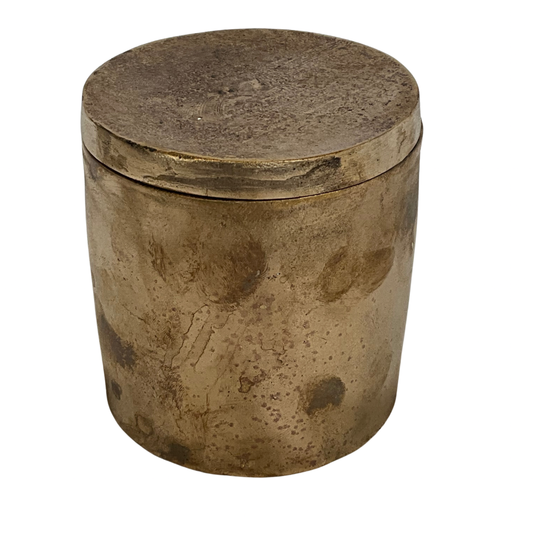 Solid Bronze Gardenia Candle with Lid #5