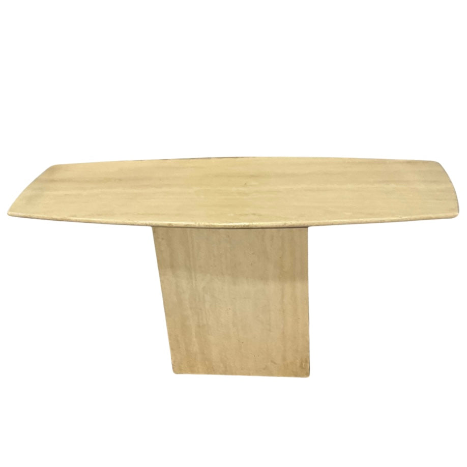 Vintage Travertine Console Table