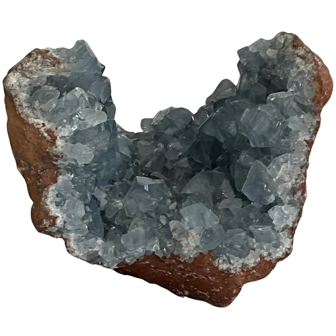 Celestine Free-Standing Crystal Gemstone