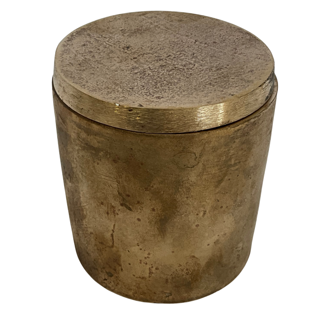 Solid Bronze Gardenia Candle with Lid #6