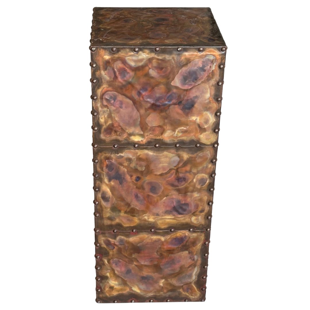 Copper with Studs Display Pedestal