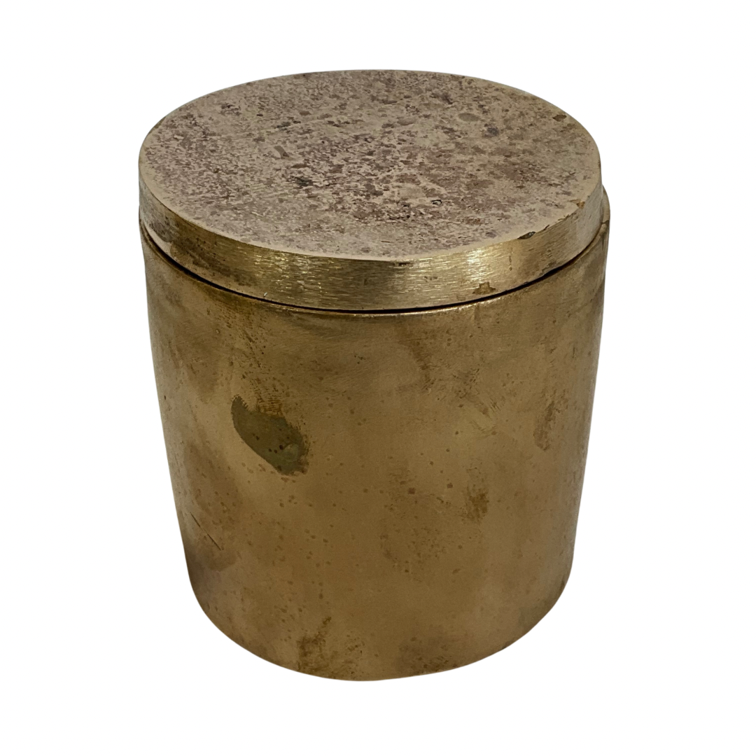 Solid Bronze Gardenia Candle with Lid #2