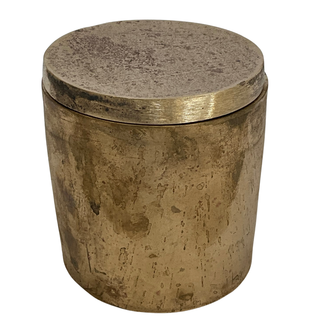 Solid Bronze Gardenia Candle with Lid #8