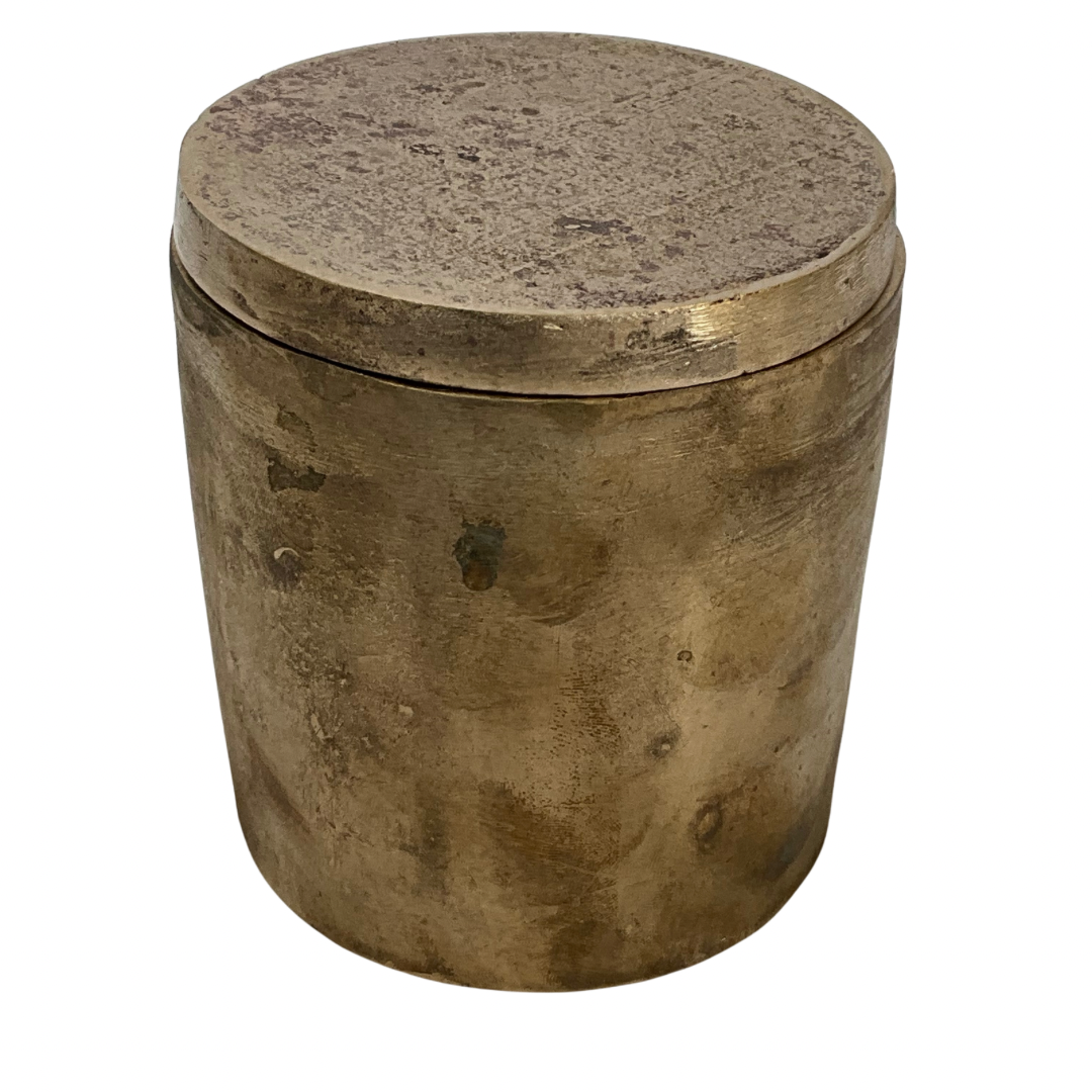 Solid Bronze Gardenia Candle with Lid #11