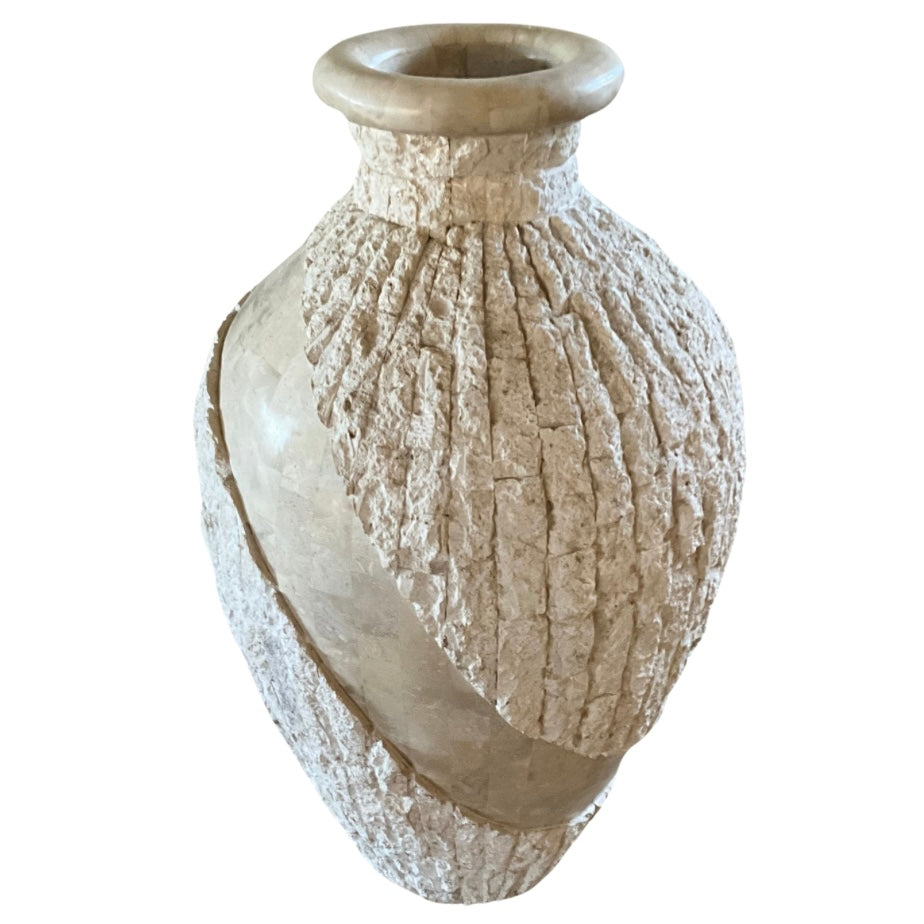 Marquis Collection of Beverly Hills Tessellated Stone Vase