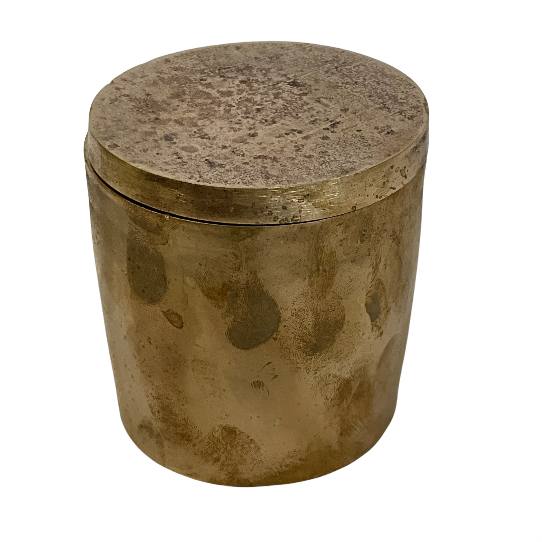 Solid Bronze Gardenia Candle with Lid #2