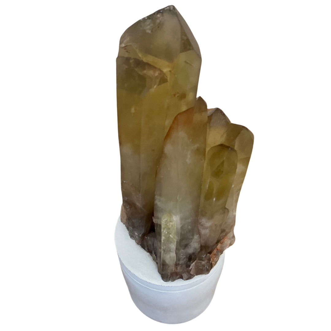 Citrine Generator Cluster Lid Gardenia Candle