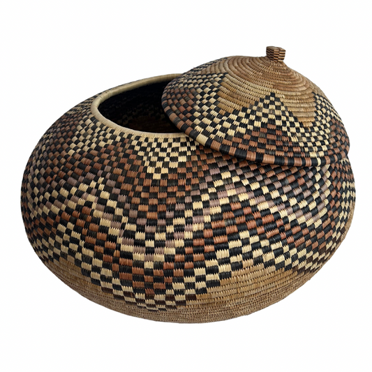 Large Woven Zulu Basket