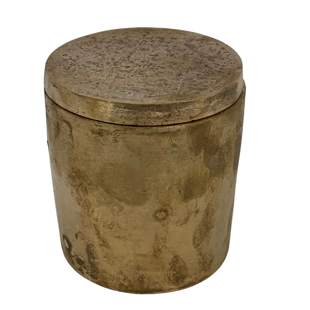 Solid Bronze Gardenia Candle with Lid #15