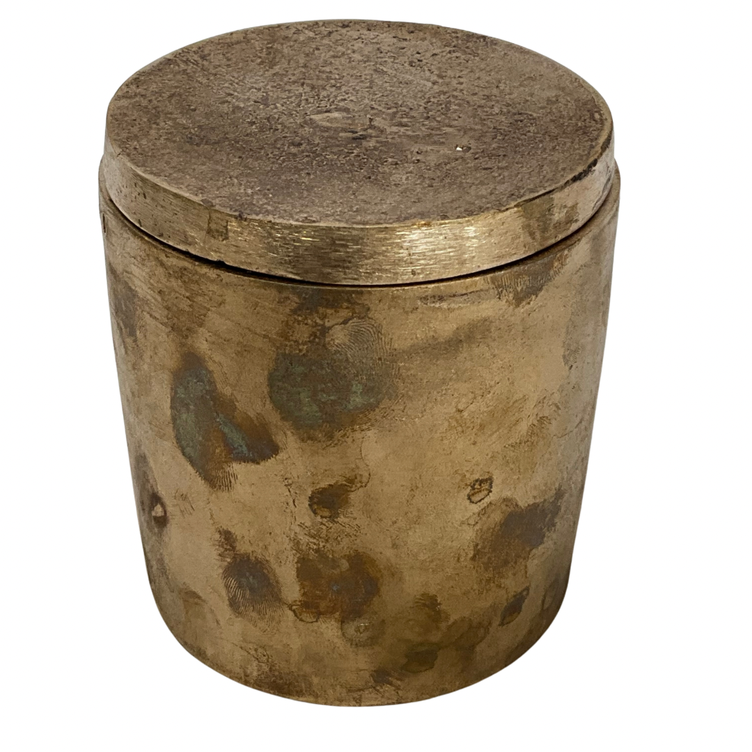 Solid Bronze Gardenia Candle with Lid #5