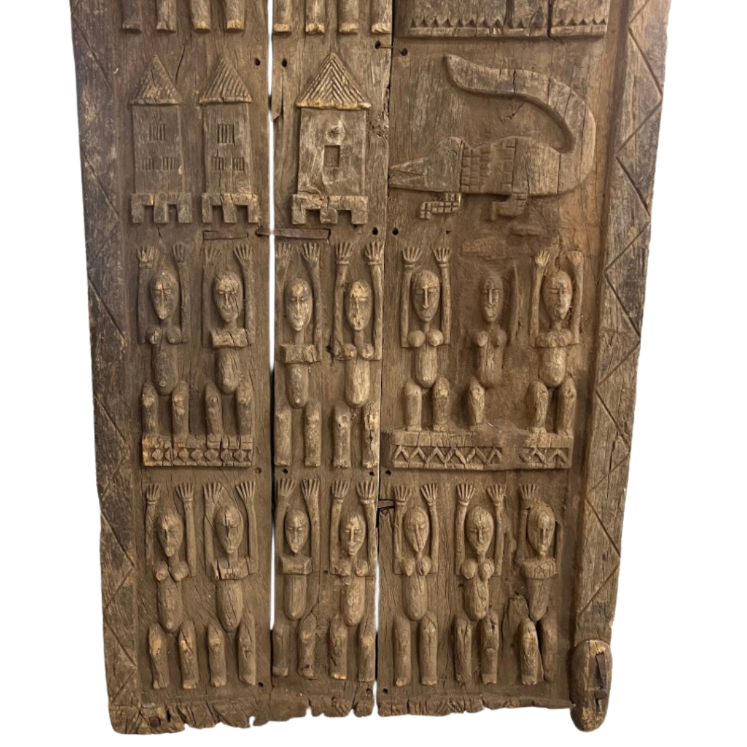 Vintage African Wood Door from Mali #3