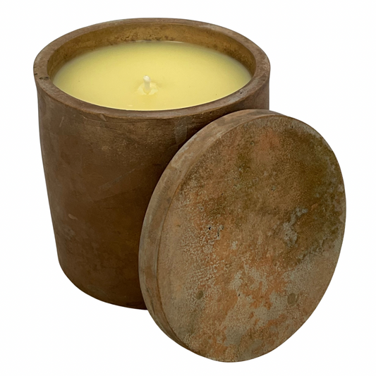 Solid Bronze Gardenia Hand Made Candle #2