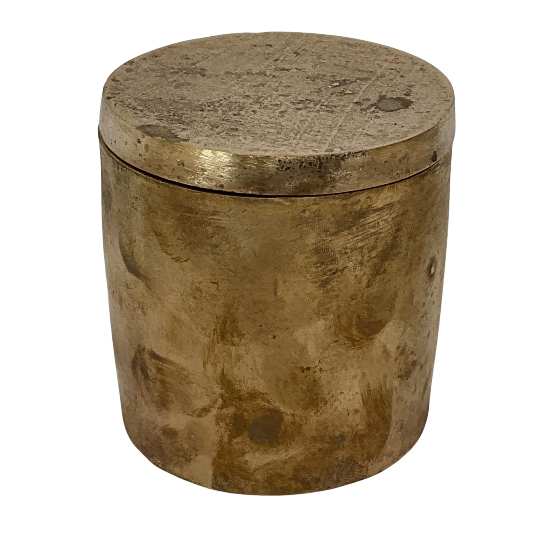 Solid Bronze Gardenia Candle with Lid #20