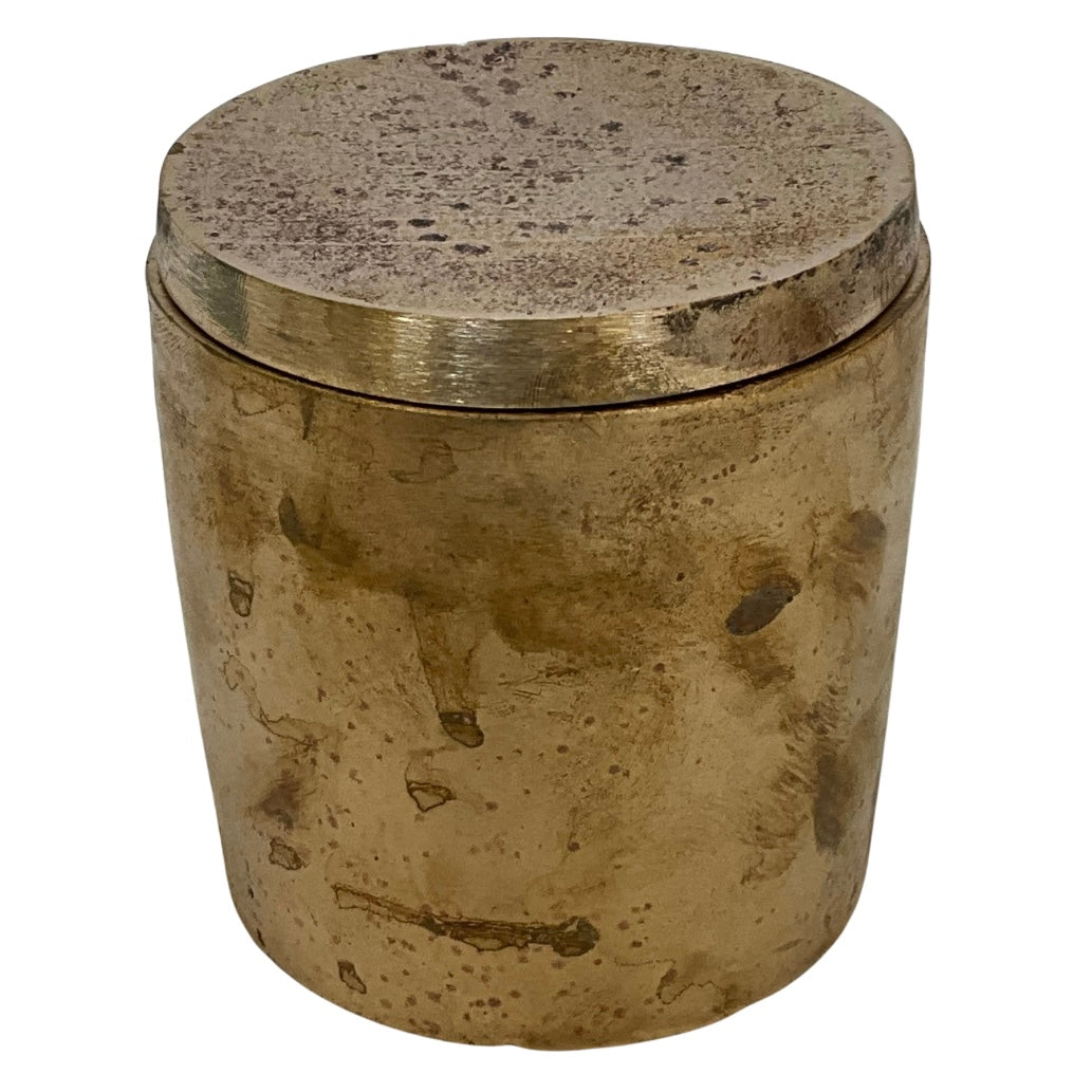 Solid Bronze Gardenia Candle with Lid #16