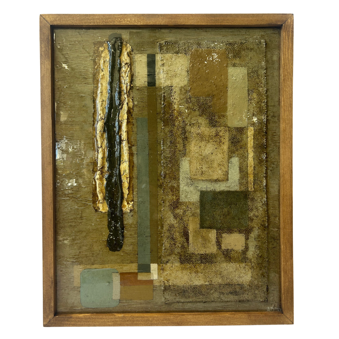 Angela Dickerson Framed Abstract Painting