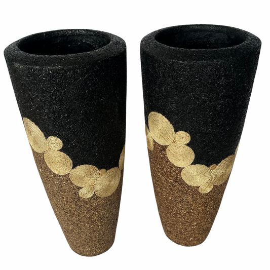 Pair of Floor Pots by Naturescast