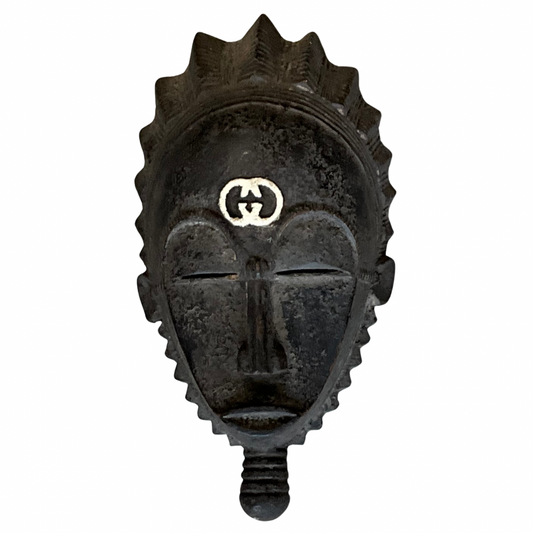 Contemporary African Mask with GG Logo