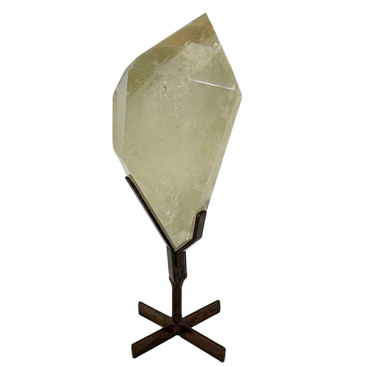 Citrine Crystal Polished Double Point on Stand