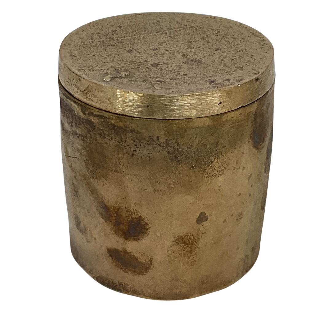 Solid Bronze Gardenia Candle with Lid #12