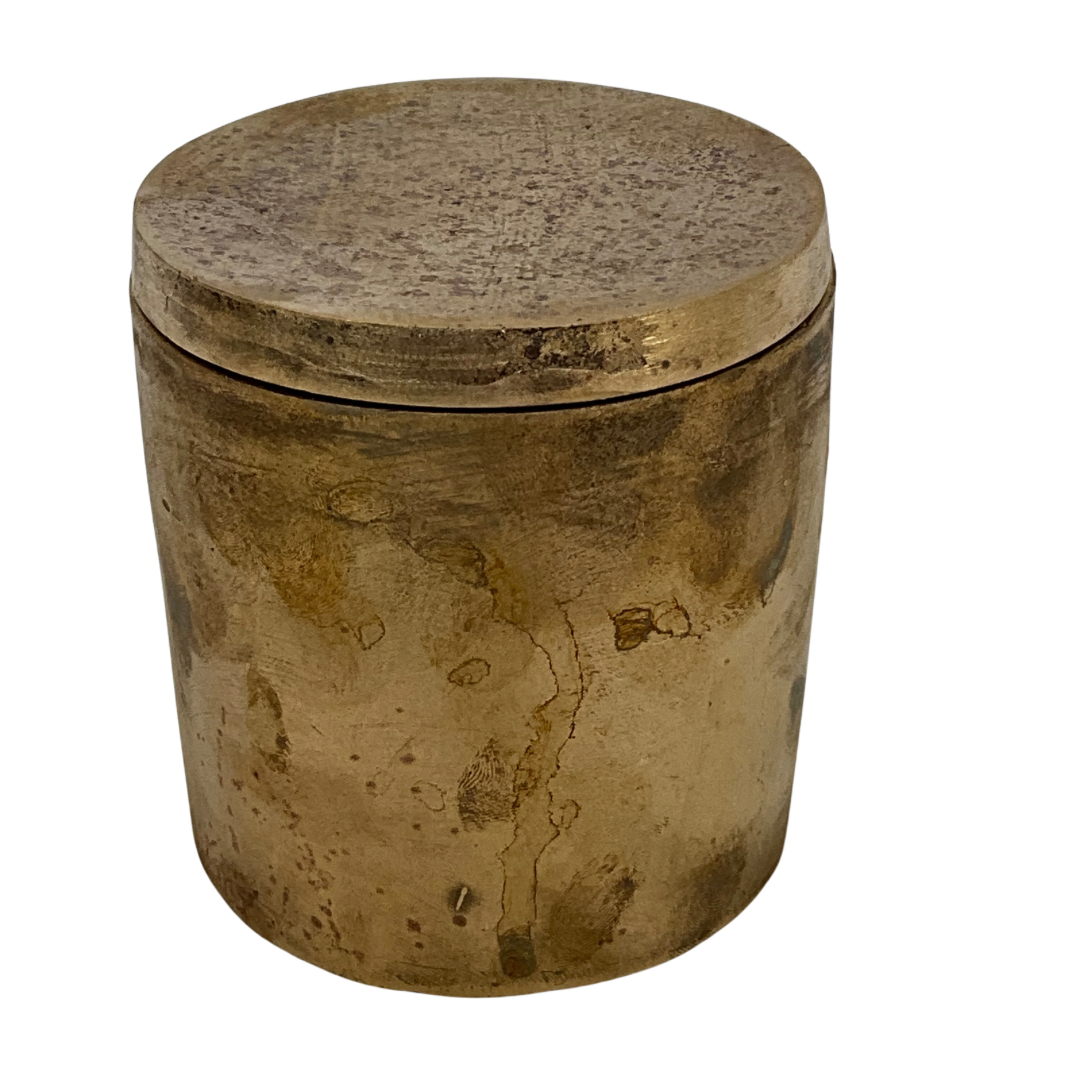 Solid Bronze Gardenia Candle with Lid #15