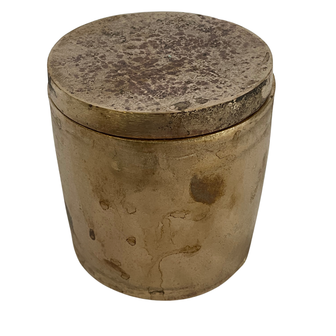 Solid Bronze Gardenia Candle with Lid #3