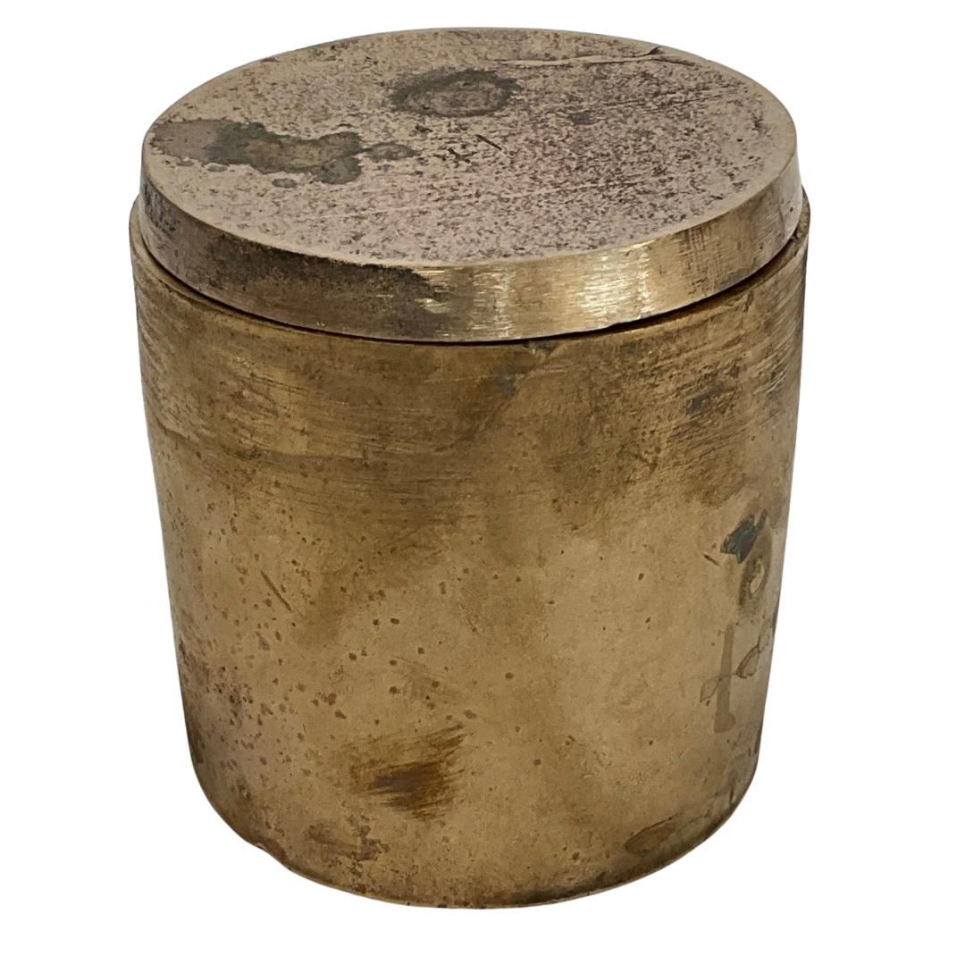 Solid Bronze Gardenia Candle with Lid #10