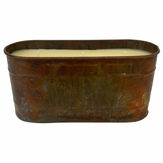 Vintage Copper Vessel Gardenia Candle