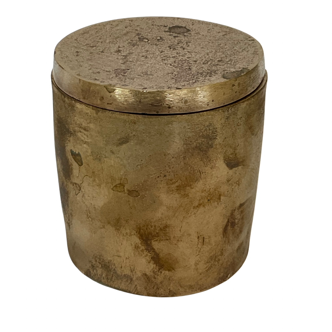 Solid Bronze Gardenia Candle with Lid #20