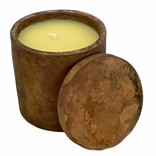 Solid Bronze Gardenia Hand Made Candle #3