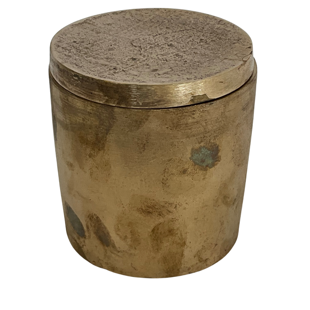 Solid Bronze Gardenia Candle with Lid #7