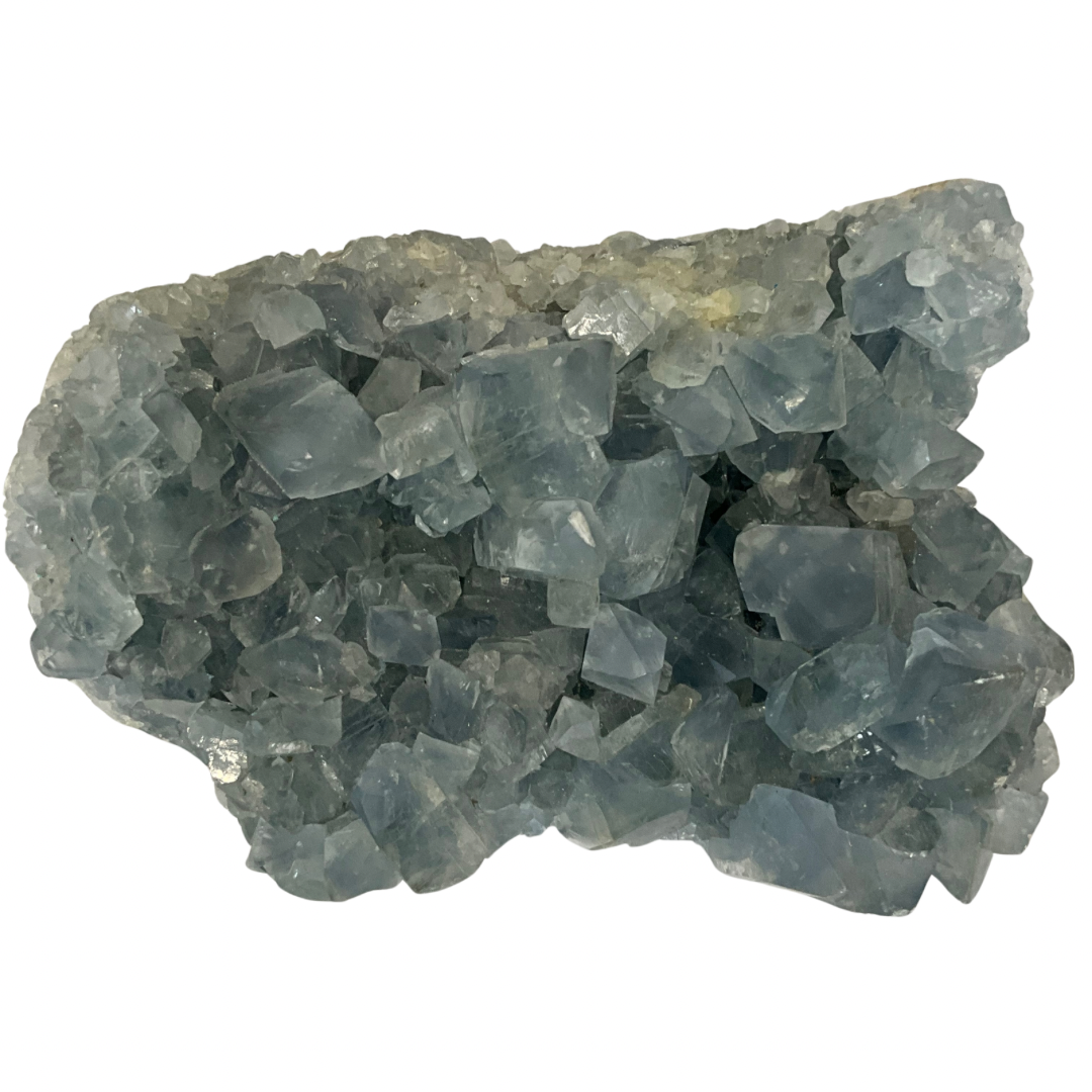 Abstract Celestite Free-Standing Crystal Gemstone