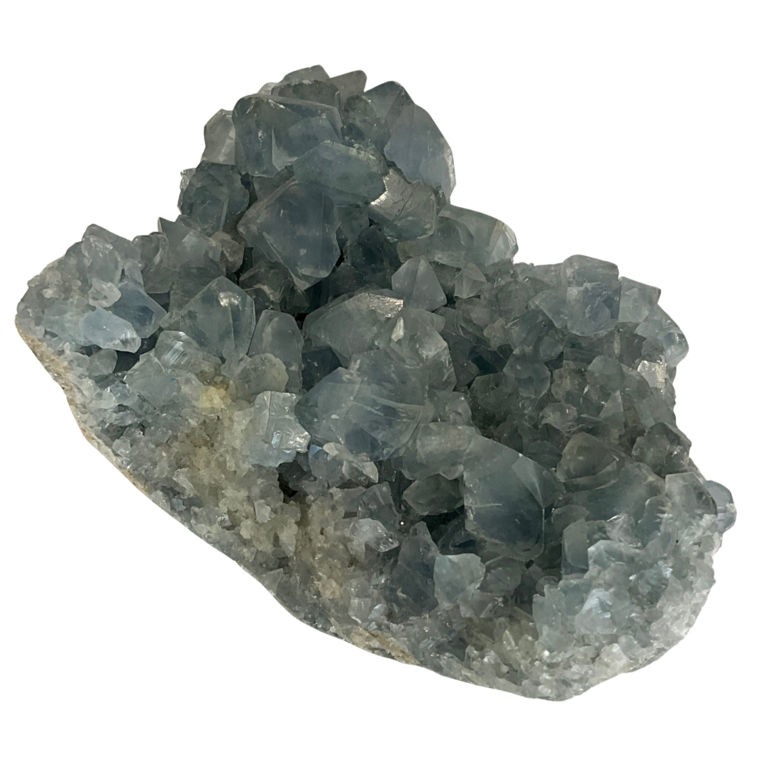 Abstract Celestite Free-Standing Crystal Gemstone