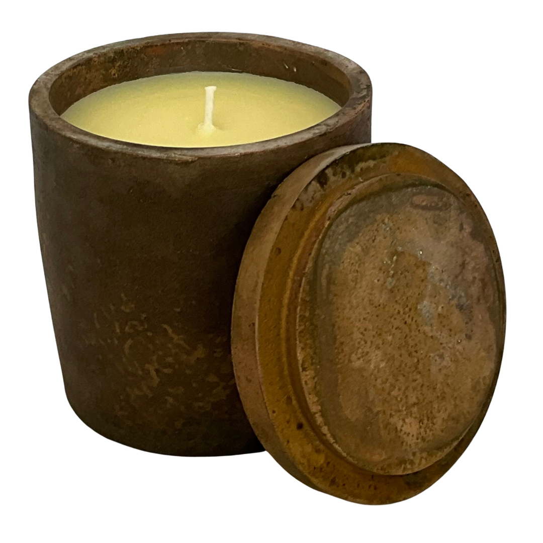 Solid Bronze Gardenia Hand Made Candle #4