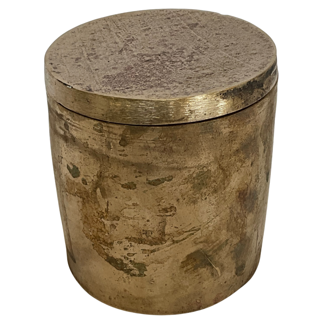 Solid Bronze Gardenia Candle with Lid #8