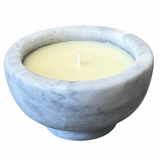 BIjou Grey Tone Marble Gardenia Candle