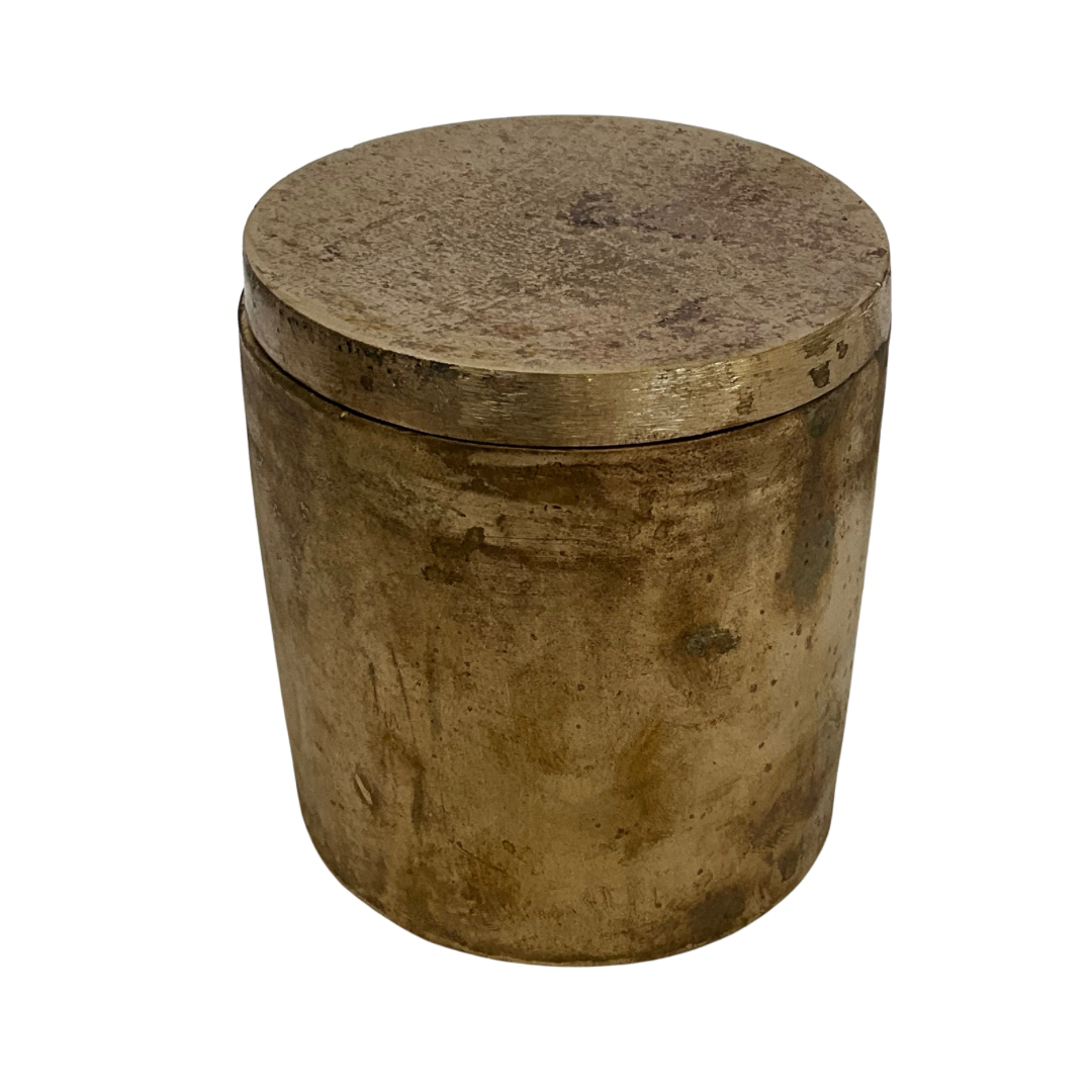 Solid Bronze Gardenia Candle with Lid #18