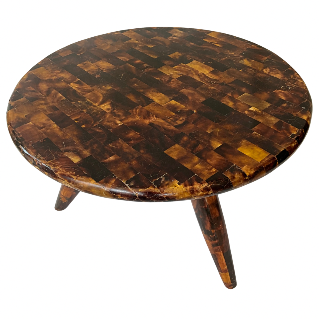 Tessellated Coconut Shell Coffee Table