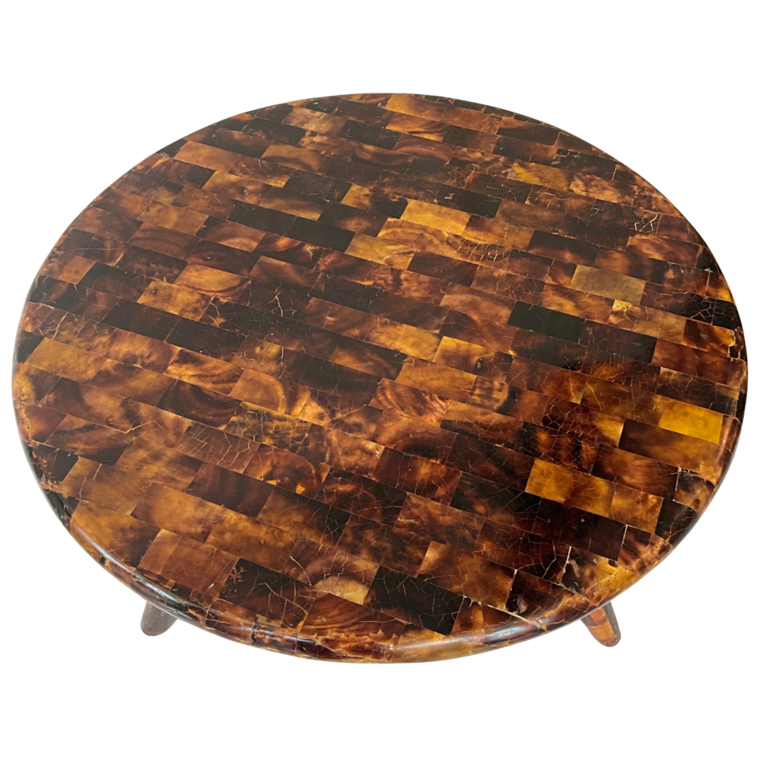 Tessellated Coconut Shell Coffee Table