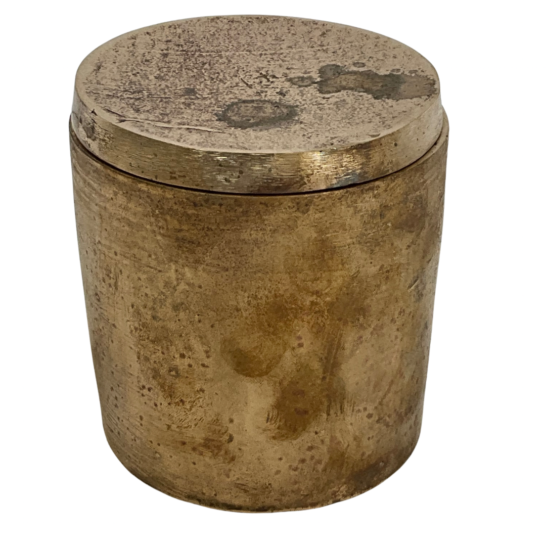 Solid Bronze Gardenia Candle with Lid #10