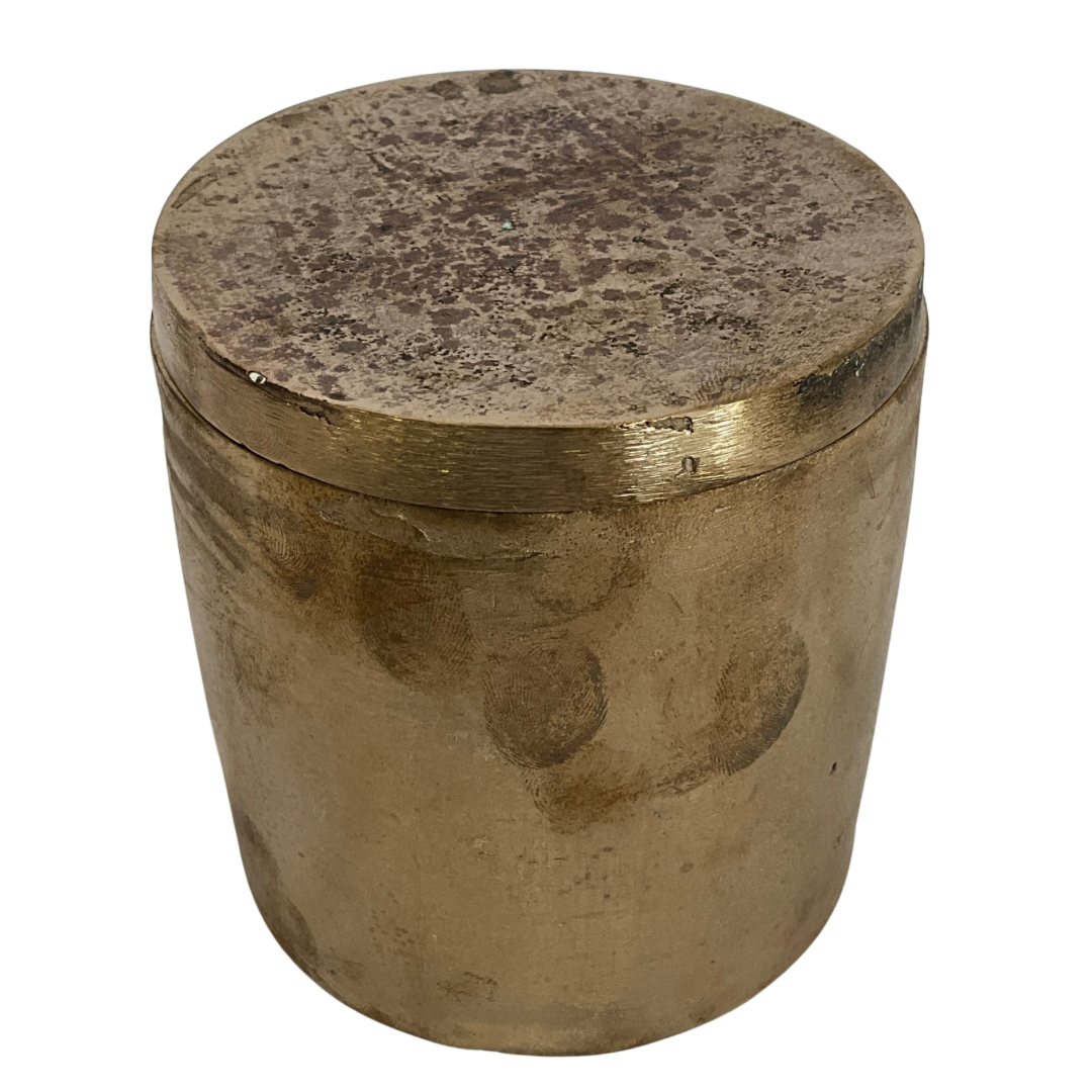 Solid Bronze Gardenia Candle with Lid #3