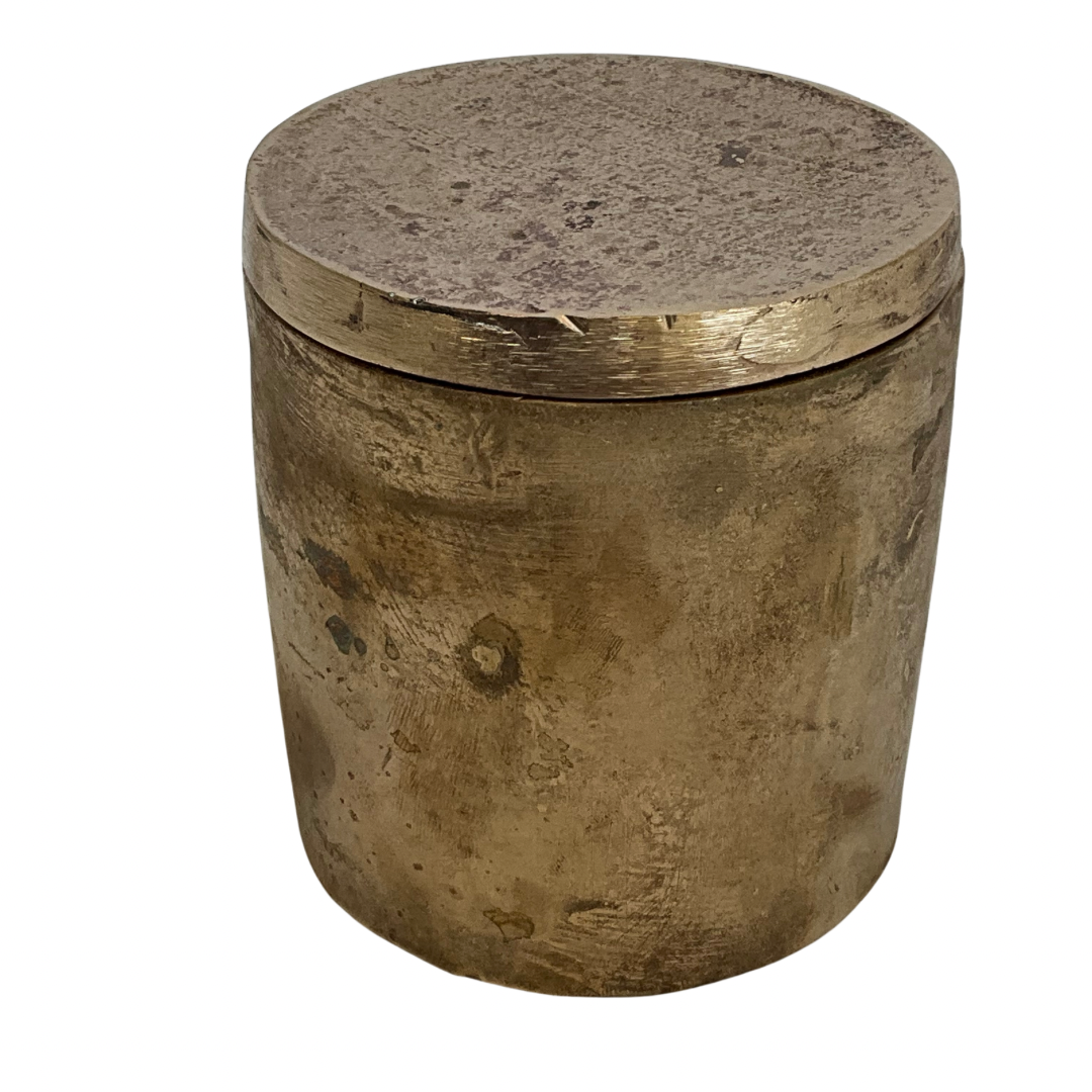 Solid Bronze Gardenia Candle with Lid #11