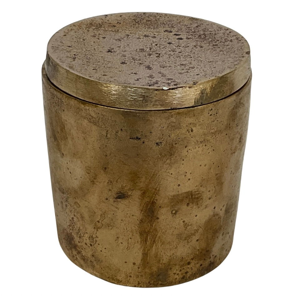 Solid Bronze Gardenia Candle with Lid #16