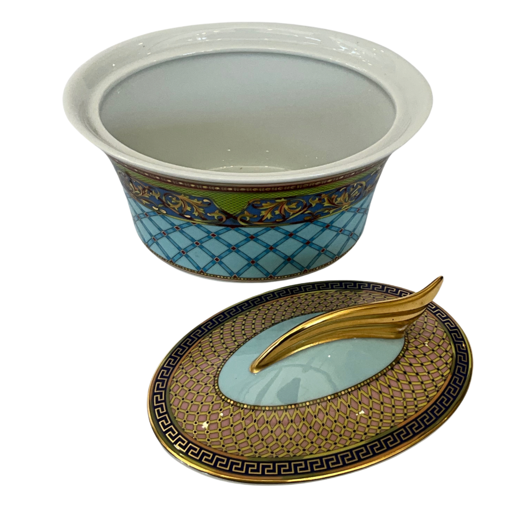 Versace X Rosenthal Russian Dream Porcelain Sugar Bowl – CHURCH Versace X Rosenthal Russian Dream Porcelain Sugar Bowl – CHURCH