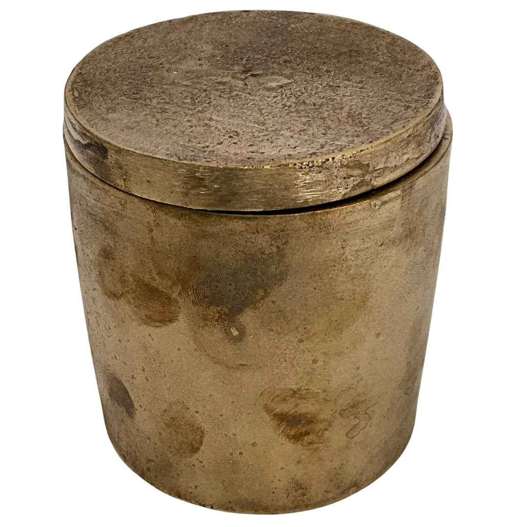 Solid Bronze Gardenia Candle with Lid #5