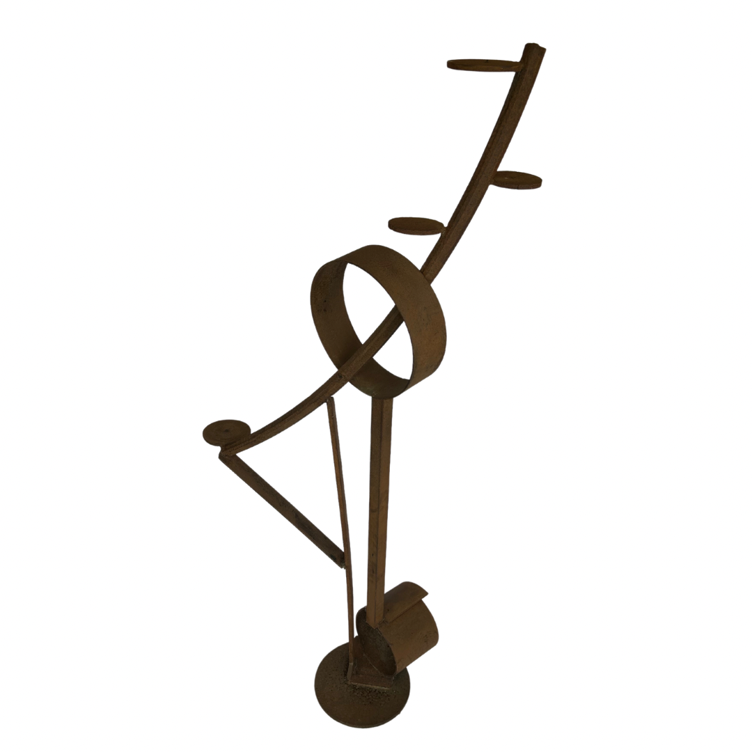 Abstract Metal Candelabra