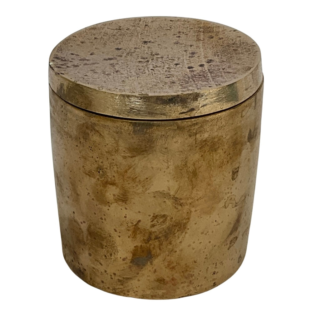 Solid Bronze Gardenia Candle with Lid #16