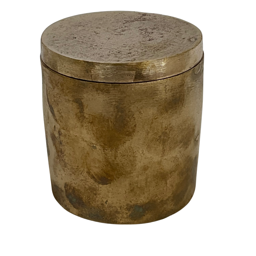 Solid Bronze Gardenia Candle with Lid #14